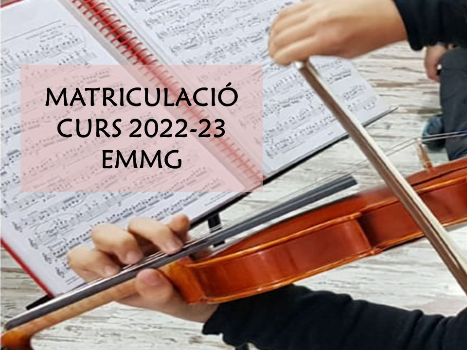 Matriculació Curs 2022-23